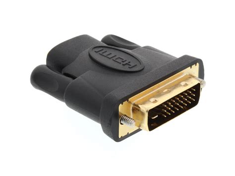 It is often paired with some pc graphic cards, but you can also find them on different tvs, dvd players. DVI-D Male HDMI Female Video Adapter | Computer Cable Store