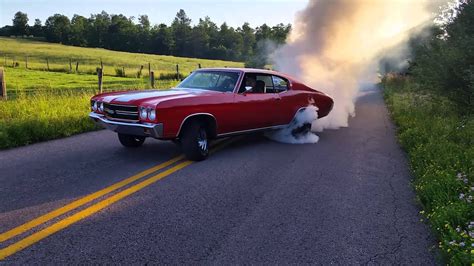 1970 Chevy Chevelle Burnout Youtube