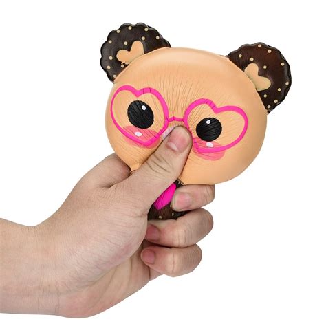 Aliexpress.com : Buy child baby boy girl toy Squishy Love Cute Glasses Bear Scented Squishy ...