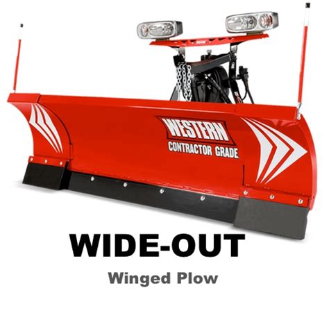 Western Snow Plow Wide Out Badger Truck Equipment