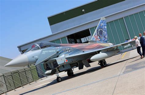 Eurofighter Typhoon Kampfjet Im Dienst Der Bundeswehr