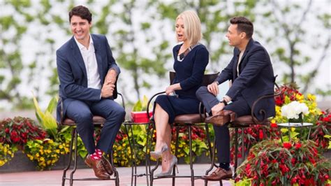 trudeau talks sex appeal politics on live with kelly and ryan in niagara falls