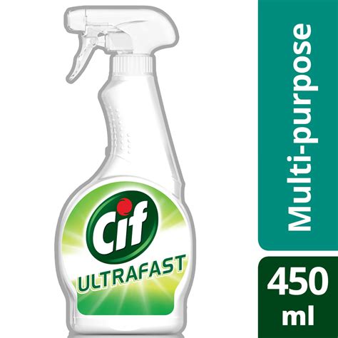 Cif Ultrafast Spray With Bleach Multi Purpose 450ml