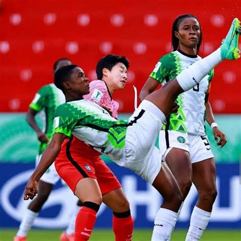 fifa u20 women s world cup nigeria s falconets beat south korea qualify for quarter finals