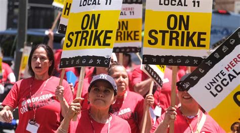Union Hotel Workers End Socal Strike — For Now