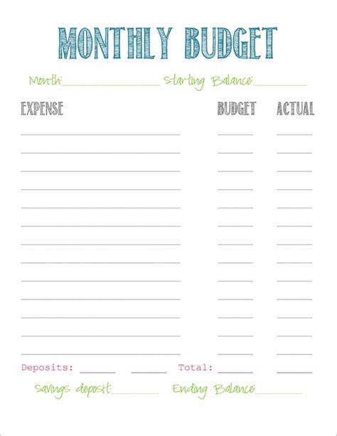 Search Results For Simple Monthly Budget Spreadsheet Calendar 2015