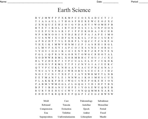 Branches Of Science Word Search Wordmint Word Search Printable