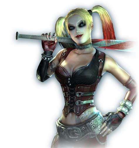 The jokers death sends harley quinn into a mournful rage to avenge her puddin. Image - Harley Quinn Profile Image Arkham City.png - Batman Wiki