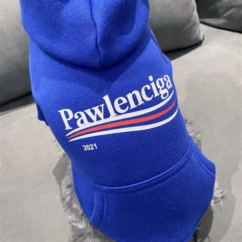 2021 Hypebeast Pawlenciaga Dog Hoodie Supreme Dog Garage