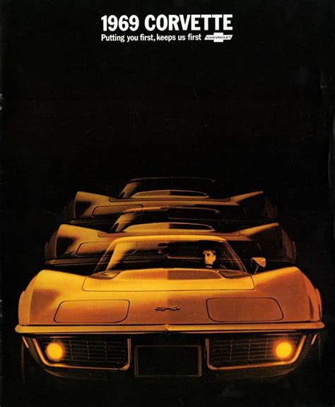 Discover The Iconic C3 Colorful 1969 Corvette Brochure