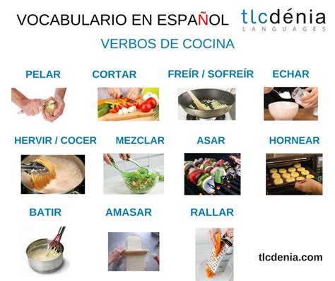 Te Gusta Cocinar Aprende Estos Verbos De Cocina En Espa Ol