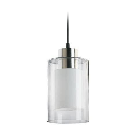 Orb pendant light linear pendant lighting geometric pendant light lantern pendant lighting led pendant lights bronze pendant modern lighting design energy efficient lighting glass kichler edmund satin black and brushed nickel industrial clear glass globe pendant light lowes.com. Modern Mini-Pendant Light with Double Cylinder Glass ...