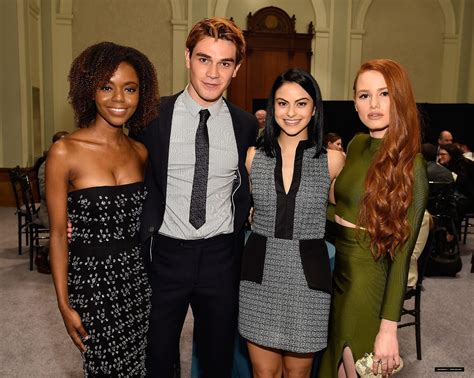 The Cast Of Riverdale At Cw Upfront Presentation Inside In New