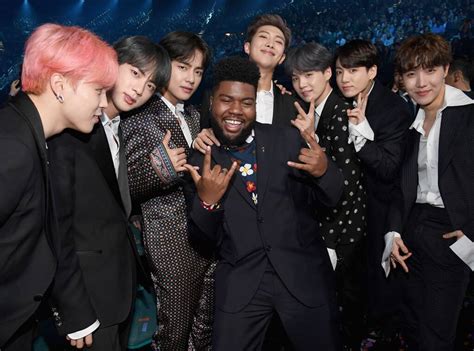 Here Are All The Celebrities Bts Met At The 2019 Bbmas Koreaboo