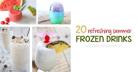 20 Refreshing Summer Frozen Drink Recipes To Try This Summer