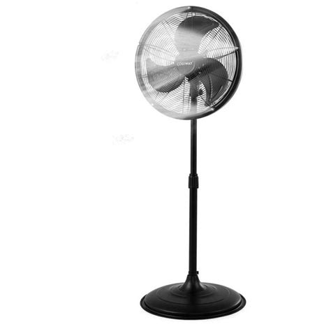 Aoibox Black Adjustable Height To 55 In Pedestal Standing Fan High