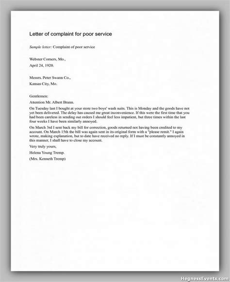 44 Sample Letter Of Complaint For Poor Internet Service Laptrinhx