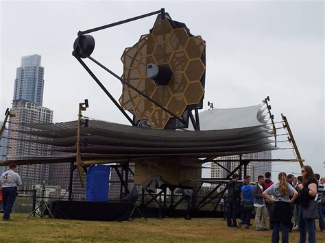 Full Scale Model Of The James Webb Space Telescope Sans Mirrors Space
