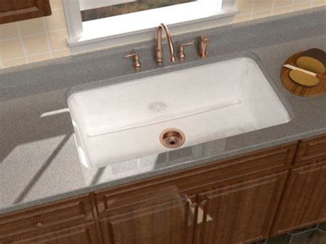 Enjoy all the advantages of an undermount kitchen sink: SONG Legato 36" x 22" x 11" Single Bowl Cast Iron ...