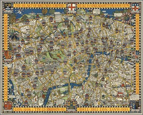 The Famous Wonderground Map Of London Town Made Time Travel Possible