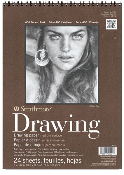 strathmore drawing 400 prismacolor bloc de 22 90 x 30 48 cm 24h