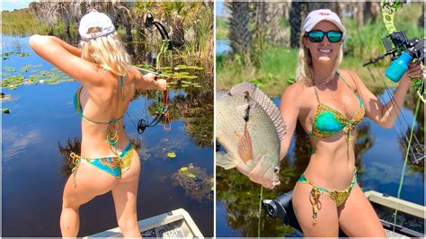 Bikini Bowfishing In Florida Part Youtube