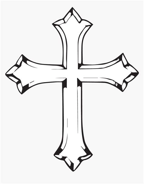Tattoo Christian Cross Drawing Latinsk Kors Jesus Cross Drawing Hd