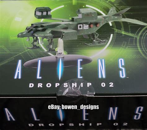 2 Eaglemoss Aliens 1986 Movie Ud 4l Cheyenne Dropship Apc Replica Model