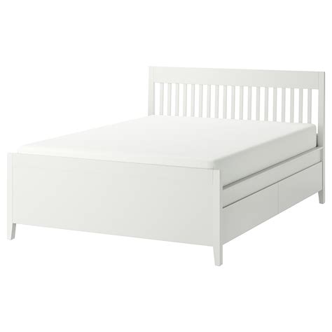 Idanas Bed Frame With Storage 140x200 Cm Ikea Greece
