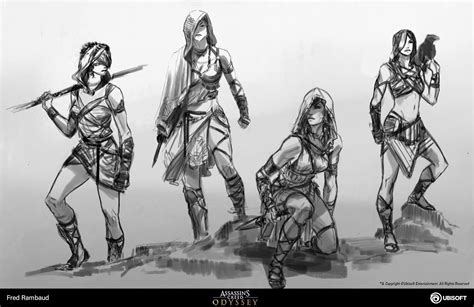 Artstation Kassandra Assassin S Creed Odyssey Concept Art Fred