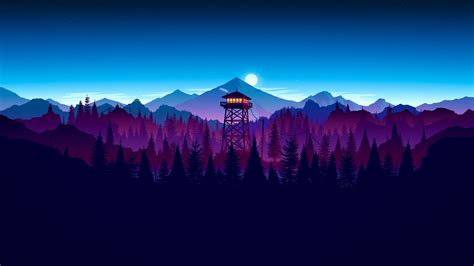 Lighthouse In Mountain Background 4k Hd Vaporwave Wallpapers Hd