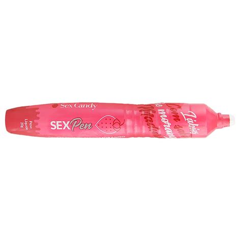 Sex Pen Caneta Beijável Aromática 20g Sex Candy