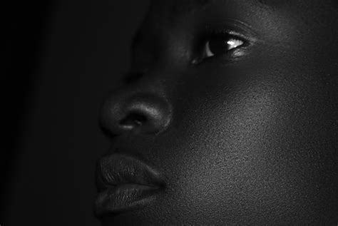 Black And White Close Close Up Skin Face Persons Human Skin Body Part Women Human Body