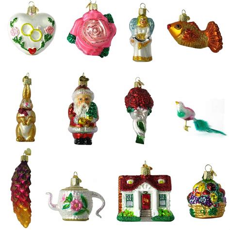 Old World Christmas Brides Collection Ornament Set