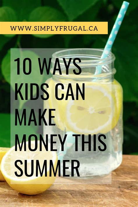 10 Ways Kids Can Make Money This Summer