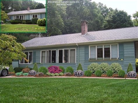 Landscaping for a ranch style home. Pin by Bobbie McCartt on RANCH STYLE HOMES | Ranch house ...