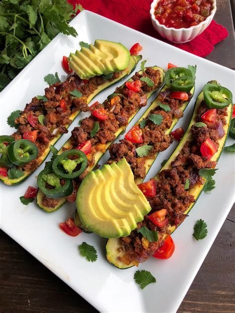 I've decided that next summer i need to increase the size of my. Taco Stuffed Zucchini Boats - Choosing Balance - Recipes