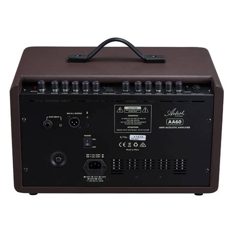 Artist Aa60 60w Acoustic Amplifier With Effects And Bluetoothaa60