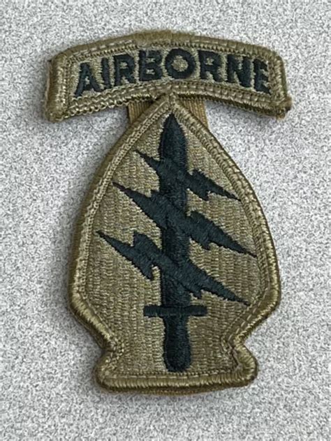 Us Army Special Forces Command Ocp Ssi Patch W Airborne Tab 1 Piece 8