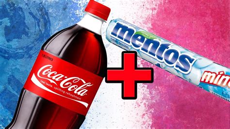 Кока кола и ментос Челендж Coca Cola Mentos Challenge Youtube