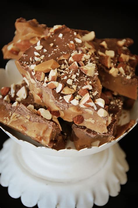 Chop 'em, candy 'em, purée 'em, or turn 'em into flour: Barefoot and Baking: Almond Roca