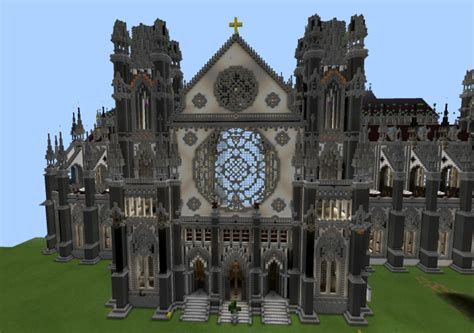 Big Cathedral Creation Minecraft Pe Maps
