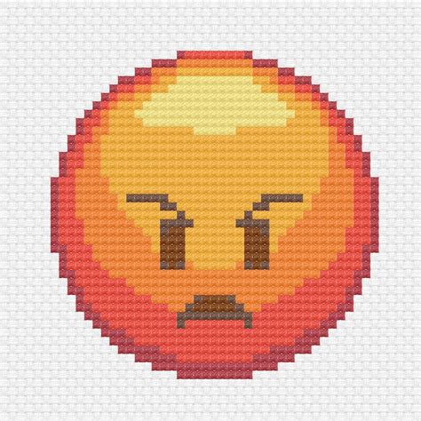 Emoji Cross Stitch Pattern Cross Stitch Patterns