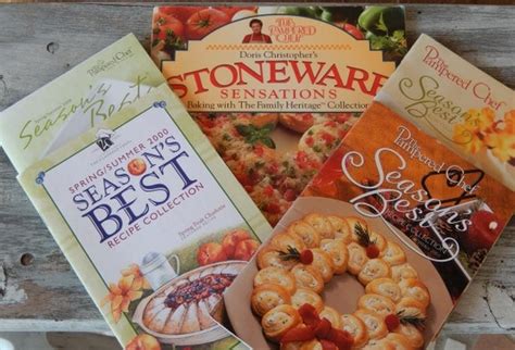 Pampered Chef Cookbooks Lot Of 5 Recipe Collection Books