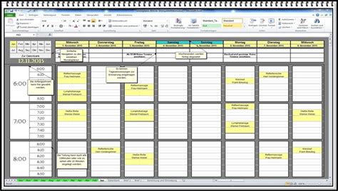 Der Digitale Excel Terminkalender Ist Ein Zeitplansystem Welches