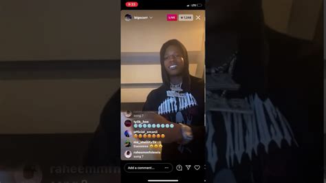 Big Scarr Previewing Unrealeased Music On Ig Live Bigscarr 1017 Youtube