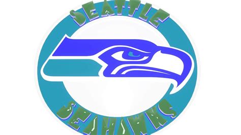 Seahawks Logo Disc 3d Model By Rogerds