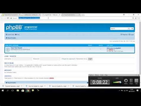 Cara Mudah Menginstal Phpbb Menggunakan Softacolous Apps Instaler Youtube