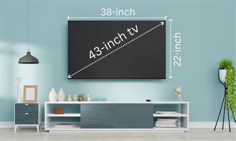 43 Inch Tv Dimensions For All Brands Mm Cm Inches And Feet