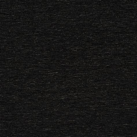 Black Plain Chenille Upholstery Fabric By The Yard